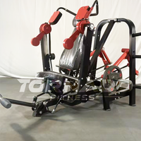 Conception de cadre en acier durable de machine de pull de Lat d'équipement de gymnastique résistante réglable pour le dos de coffre de musculation de bras de gymnase d'intérieur