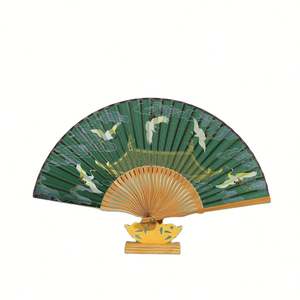 Éventail en bambou personnalisé en PVC écologique, matériau plastique durable, cadeau de mariage pour fournitures promotionnelles de fête et de danse - Product Image 3