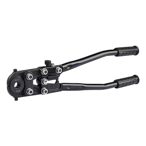 Alicates de compresión mecánicos de presión manual de grado industrial para abrazaderas de tubería de aluminio, plástico y acero inoxidable, herramienta de crimpado tipo calibre OEM - Product Image 5