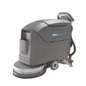 CleanHorse G3 commercial small electric walk behind floor scrubber machine self propelled