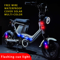 Alarma para Automóvil Ruitaisen, Luz LED Intermitente, Sistema de Seguridad Antirrobo, Luces de Advertencia de Señal Solar, Lámpara de Hombro Estroboscópica Blanca de 12 V