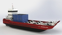 Grandsea Navire porte-conteneurs de 120 pieds à vendre - Constructeur de navires chinois