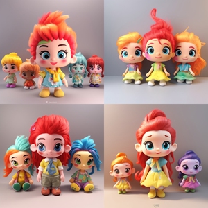 ตุ๊กตาพีวีซีการ์ตูนสาวน้อยทำจากยางนิ่ม สำหรับผู้ชาย ของเล่นแบบกล่องสุ่ม ฟิกเกอร์อนิเมะ ของเล่นพีวีซี - Product Image 5