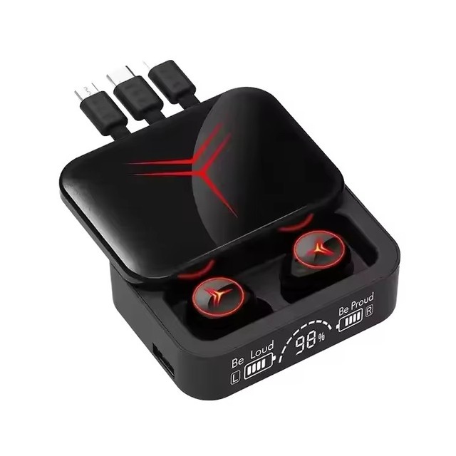 2026 New TWS Earbuds M88 Plus Earphones M88Plus Auriculares BT 5.1 Wireless 2 In 1 Blue tooth Earphone With Power Bank
