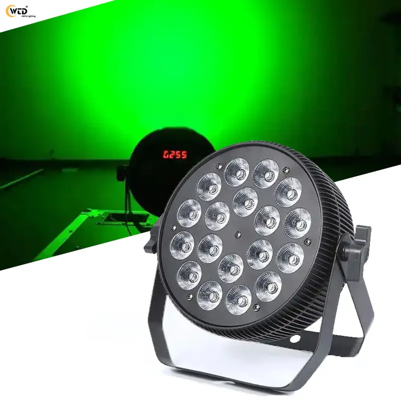 AOPU 18*10W LED 4-in-1 RGBW 무대 효과 파 LED 조명 파 DMX512 파티 클럽 디스코 조명 나이트 클럽