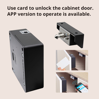 MK-E764 Serrure Électronique Intelligente Invisible pour Meuble ou Tiroir, Verrouillage RFID Caché sous Table