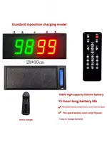 Marcador Electrónico LED Abatible con Cronómetro para Baloncesto, Fútbol, Tenis de Mesa y Billar, Uso en Interiores, IP65, 5V, SDK, 1 Año de Garantía