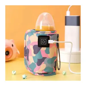 Baby Feeding Supplies Portable Travel Stroller Insulated Bag Baby Nursing Bottle Heater Portable USB Milk Water Warmer