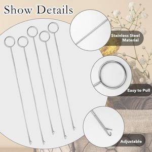 Dài đảo ngược vành đai Tai threading Machine DIY công cụ may Silicone hạt vòng Turner móc cho may vải thắt lưng ống dây đai - Product Image 3