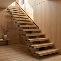 Escalier en bois extérieur en métal, design moderne, escalier droit pliable, escalier suspendu flottant pour appartement, personnalisable