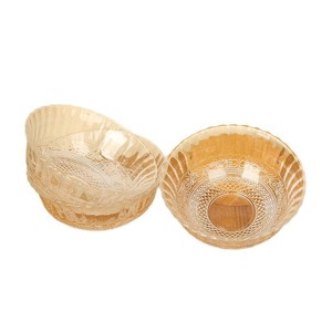Juego de 6 tazones de vidrio Fa Qiang, plato de cristal transparente para servir frutas y aperitivos - Product Image 5