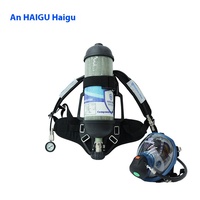 Tuyau d'incendie industriel en acier inoxydable Haigu 6,8 L, accessoire d'équipement de lutte contre l'incendie certifié CE EN137 pour formation aéroportuaire SCBA