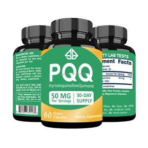 Cápsulas Veganas de PQQ (Pirroloquinolina Quinona) OEM de 50 mg, 60 Unidades, Suministro para 30 Días, Suplemento Dietético - Product Image 2
