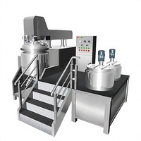 Ligne de production de mayonnaise à prix d'usine, mélangeur émulsifiant sous vide pour crème, machine de fabrication de mayonnaise et de vinaigrette