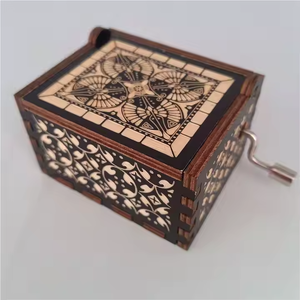 Fabbrica di vendita calda musica scatola di musica cristiana canzoni a manovella carillon gesus mi ama - Product Image 2