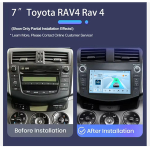 Autoradio Android 7'' con CarPlay Wireless, 2GB 32G, GPS Multimediale per <span class=keywords><strong>Toyota</strong></span> <span class=keywords><strong>RAV</strong></span> 4 <span class=keywords><strong>RAV4</strong></span> XA30 2005-2012 - Product Image 4