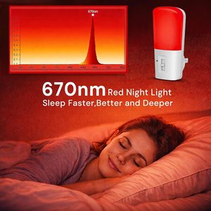 Veilleuse à intensité variable à brancher avec capteur crépusculaire, lampe murale LED pour chambre et salle de bain - Product Image 3