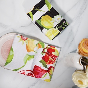 Eco2 siêu thấm khăn bếp tùy chỉnh in ấn cho thăng hoa sợi nhỏ Waffle Khăn trà - Product Image 2
