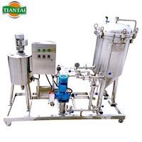 Système de brassage de bière miniature électrique à chaleur électrique SUS304 à 2 cuves 1BBL, équipement de brasserie pilote Tiantai, kit de brassage à domicile
