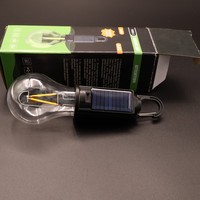 Lampe de camping LED rechargeable solaire, type C portable, lampe de tente suspendue, lumière chaude