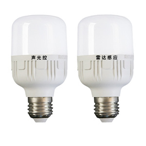 Bombilla Inteligente LED E27 con Sensor de Sonido y Luz, Control por Radar, Iluminación Inteligente para Pasillos, Escaleras y Vestíbulos, Automatización Inteligente - Product Image 1