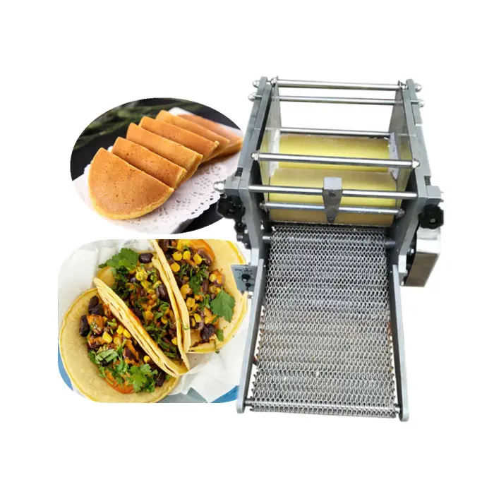 100Kg/Jam Membentuk Jagung Meksiko Tortilla Mesin Pembuat Taco Roti Tortilla Tekan Buatan Sendiri Maquina Manual untuk Hacer Tortillas