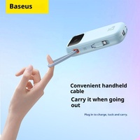 Baseus Q Electricity 2 Power Bank d'occasion 20000mAh Grande Capacité Double Port Alimentation Mobile avec Câble de Données Charge Rapide 22.5W