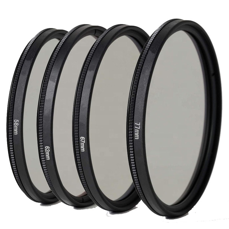 Профессиональный 58 мм 62 мм 67 мм 77 мм с многослойным HD оптическим стеклом CPL круговой поляризатор фильтр для объектива камеры