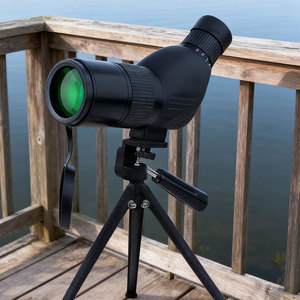 משקפת צפייה זוויתית 20x-60x עמידה למים, עדשה גדולה בקוטר 50 מ\\\"מ, עינית בזווית 45 מעלות, כולל חצובה - Product Image 2