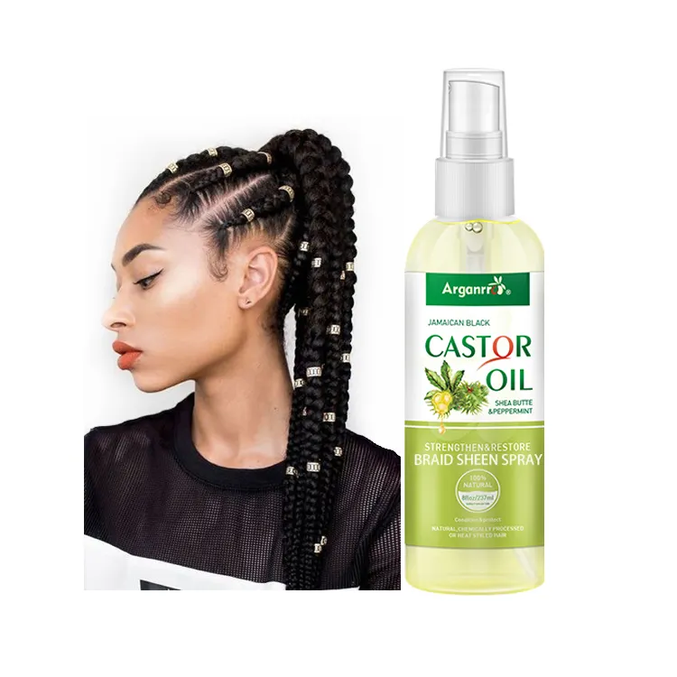 Produit de croissance de cheveux afro-américains, coiffure rapide, Spray d'huile cosmétique pour chevelures naturelles, 4C