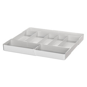 Boîte de rangement PET extensible et réglable, séparateurs de tiroirs, organisateur de cosmétiques, rangement pour coiffeuse, armoire de cuisine et articles divers - Product Image 2