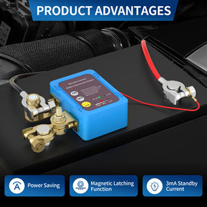 신형 다이어 절전형 240A 12V 리모컨 자동차 배터리 차단 스위치 릴레이 포함 자기 잠금식 - Product Image 3