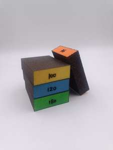 Bloc de ponçage à main OEM personnalisable en oxyde d'aluminium, gris disponible ou personnalisé, bloc de ponçage pour voiture - Product Image 6