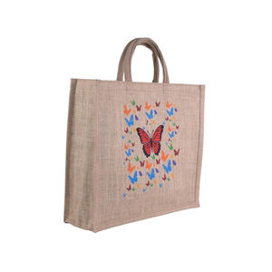Magnifiques sacs de shopping en jute avec poignée rembourrée, sac pour femme avec impression, poignée, prix bas, produit de haute qualité, fabriqué en Inde - Product Image 6