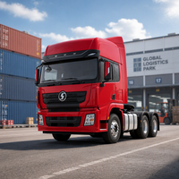Camion tracteur SHACMAN X3000 6x4 d'occasion à faible kilométrage avec moteur d'origine, camion remis à neuf à vendre