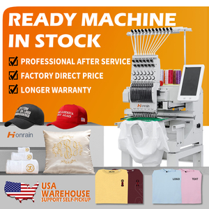 Chất lượng cao T-Shirt may mặc Máy thêu vi tính Một đầu máy thêu quần áo phẳng máy thêu - Product Image 2