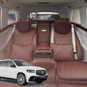Kit de Molduras para Mercedes-Benz AMG GLS63 (X167) 2022, Actualización de 5 Plazas, Color Caoba/Beige Macchiato - Product Image 3