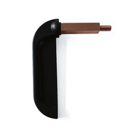Poignées de porte extérieures en alliage de zinc noir en gros, accessoires pour véhicules, autobus scolaires, quincaillerie, poignées de secours