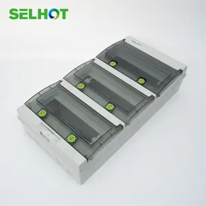 SELHOT 36way ABS Outdoor Plastic Electronic Device Enclosure IP65 Outdoor Mccb Plastic Enclosure Waterproof Distribution Box