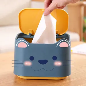 Haixin Desktop Abfall behälter Kunststoff Müll Mülleimer Hersteller Lebensmittel Küche Haushalt Mülleimer Tissue Box