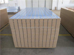 <span class=keywords><strong>2025</strong></span> giá rẻ giá rãnh tấm 1220x2440 rãnh rãnh <span class=keywords><strong>MDF</strong></span> tấm nhôm đá đen tường trang trí slatwall cho cửa hàng hiển thị - Product Image 4