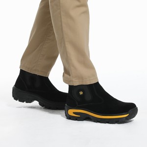Bottes <span class=keywords><strong>Chelsea</strong></span> d'extérieur pour hommes de qualité supérieure, à enfiler, en <span class=keywords><strong>cuir</strong></span> PU durable, pour le travail et la construction industrielle - Product Image 5