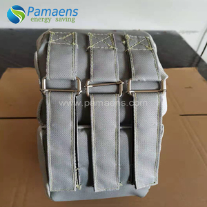 Couverture thermique de veste d'<span class=keywords><strong>isolation</strong></span> de chauffage de bande industrielle en céramique économiseuse d'énergie pour la machine de moulage par injection - Product Image 4