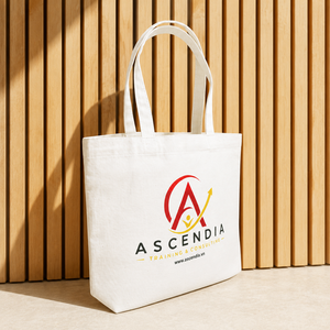 Fabricant OEM ODM, logo personnalisé, motif géométrique, fermeture à glissière, sac fourre-tout réutilisable 35 x 40 cm, sérigraphie / transfert PET - Product Image 1