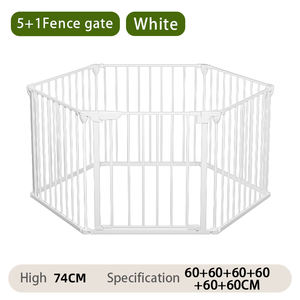 Parc de jeu pliable en plastique pour bébé, clôture d'activités intérieures pour enfants, barrière de protection pour enfant avec panneau de <span class=keywords><strong>porte</strong></span> - Product Image 6