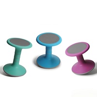 Tabouret d'équilibre sensoriel pivotant à 360 degrés, coloré, pour enfants, chaise pour TDAH, idéal pour la maternelle, l'école et la maison