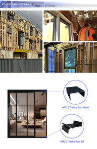 As2047 Úc phong cách biệt thự cách âm khách sạn thiết kế dự án thương mại nhôm mở cửa sổ mái hiên với kính đôi - Product Image 6