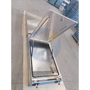 <span class=keywords><strong>Plateau</strong></span> en aluminium de 1500 mm équipé de glissières robustes et de vérins à gaz pour le support de couvercle, utilisé pour les tiroirs de rangement et les boîtes à outils - Product Image 5