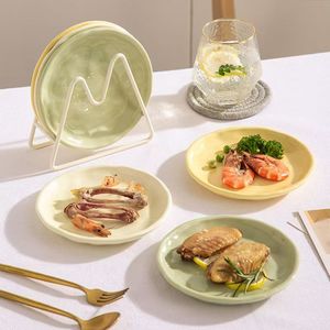 New Promotion Hot Style Yellow Green Colourful Dinnerware <b>Sets</b> Cute Ceramic Tableware Oven Safe Dishwasher Safe Customized Color - Product Image 6