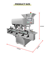 Machine d'emballage de films entièrement automatique à 16 canaux, électrique, avec compteur de mouvement pour bonbons, sucre, chocolat, pilules - Approvisionnement direct usine